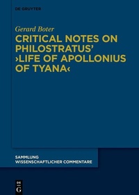 Abbildung von: Critical Notes on Philostratus' >Life of Apollonius of Tyana< - De Gruyter