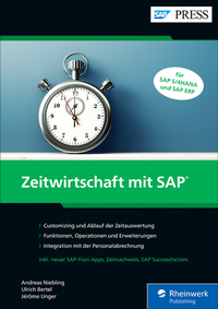 Abbildung von: Zeitwirtschaft mit SAP - SAP PRESS