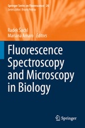 Cover: Fluorescence Spectroscopy and Microscopy in Biology - Springer