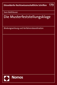 Abbildung von: Die Musterfeststellungsklage - Nomos