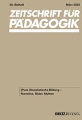 Cover: Zeitschrift f&uuml;r P&auml;dagogik 69. Beiheft 2023 - Juventa Verlag ein Imprint der Beltz Verlagsgruppe GmbH & Co. KG