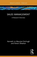 Cover: Sales Management - Routledge