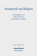 Cover: Metaphysik und Religion - Mohr Siebeck