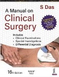 Cover: A Manual on Clinical Surgery - Jaypee Brothers Medical Publishers