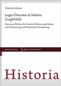 Bild: Leges Draconis et Solonis (LegDrSol) - Franz Steiner Verlag