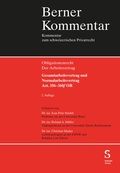 Cover: Gesamtarbeitsvertrag und Normalarbeitsvertrag, Art. 356-360f OR - St&auml;mpfli Verlag AG