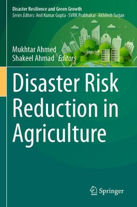 Enlarge image Cover: Disaster Risk Reduction in Agriculture - Springer
