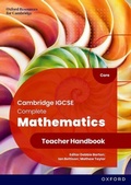 Cover: Cambridge IGCSE Complete Mathematics Core: Teacher Handbook Sixth Edition - Oxford University Press