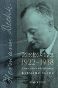 Cover: Collected Articles, 1922-1938 - Temple Lodge Publishing