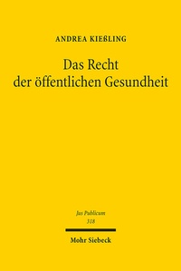 Abbildung von: Das Recht der öffentlichen Gesundheit - Mohr Siebeck