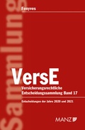 Cover: Versicherungsrechtliche Entscheidungssammlung VersE - Manz