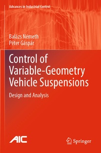 Enlarge image Cover: Control of Variable-Geometry Vehicle Suspensions - Springer
