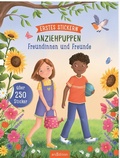 Cover: Erstes Stickern Anziehpuppen - Freundinnen und Freunde - arsEdition