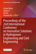 Cover: Proceedings of the 2nd International Conference on Innovative Solutions in Hydropower Engineering and Civil Engineering - Springer