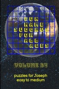 Cover: Fun Name Sudokus for All Ages Volume 34 - Lulu.com