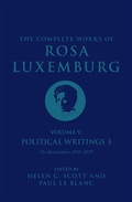 Cover: The Complete Works of Rosa Luxemburg Volume V - Verso Books