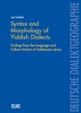 Cover: Syntax and Morphology of Yiddish Dialects - Georg Olms Verlag