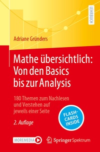 Abbildung von: Mathe übersichtlich: Von den Basics bis zur Analysis - Springer Spektrum