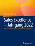 Cover: Sales Excellence - Jahrgang 2022 - Springer Gabler
