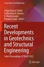 Cover: Recent Developments in Geotechnics and Structural Engineering - Springer