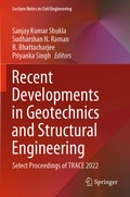 Cover: Recent Developments in Geotechnics and Structural Engineering - Springer