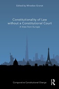 Cover: Constitutionality of Law without a Constitutional Court - Routledge