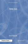 Cover: Quick Java - Chapman & Hall/CRC