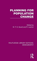 Cover: Planning for Population Change - Routledge