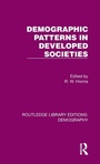 Cover: Demographic Patterns in Developed Societies - Routledge