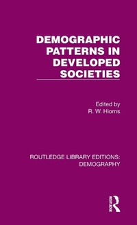 Enlarge image Cover: Demographic Patterns in Developed Societies - Routledge