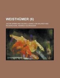 Enlarge image Cover: Weisthumer (6) - Rarebooksclub.com