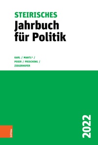 Abbildung von: Steirisches Jahrbuch für Politik 2022 - Böhlau