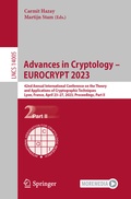 Cover: Advances in Cryptology - EUROCRYPT 2023 - Springer