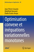 Bild: Optimisation convexe et in&eacute;quations variationnelles monotones - Springer