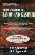 Cover: Modern History of Jammu and Kashmir - Concept Publishing Company Pvt Ltd