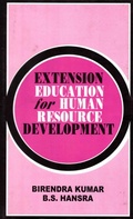 Cover: Extension Education for Human Resource Development - Concept Publishing Company Pvt Ltd