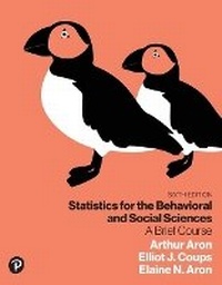 Enlarge image Cover: Statistics for the Behavioral and Social Sciences - Pearson