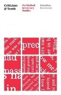 Cover: Criticism and Truth - University of Chicago Press