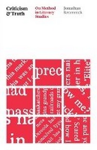 Enlarge image Cover: Criticism and Truth - University of Chicago Press