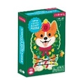 Cover: Christmas Corgi 48 Piece Scratch and Sniff Shaped Mini Pzl - Mudpuppy Press