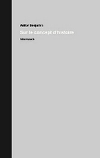 Enlarge image Cover: Sur Le Concept d'Histoire - Klincksieck