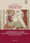 Cover: Canterbury Glosses from the School of Theodore and Hadrian - Brepols N.V.
