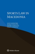 Cover: Sports Law in Macedonia - Wolters Kluwer