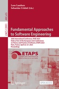 Cover: Fundamental Approaches to Software Engineering - Springer