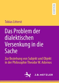Abbildung von: Das Problem der dialektischen Versenkung in die Sache - J.B. Metzler