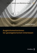 Cover: Ausgleichsmechanismen bei gesetzgeberischem Unterlassen - Schulthess Juristische Medien