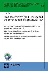 Abbildung von: Food sovereignty, food security and the contribution of agricultural law - Nomos