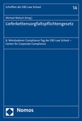 Cover: Lieferkettensorgfaltspflichtengesetz - Nomos