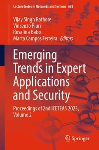 Enlarge image Cover: Emerging Trends in Expert Applications and Security - Springer