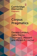 Cover: Corpus Pragmatics - Cambridge University Press
